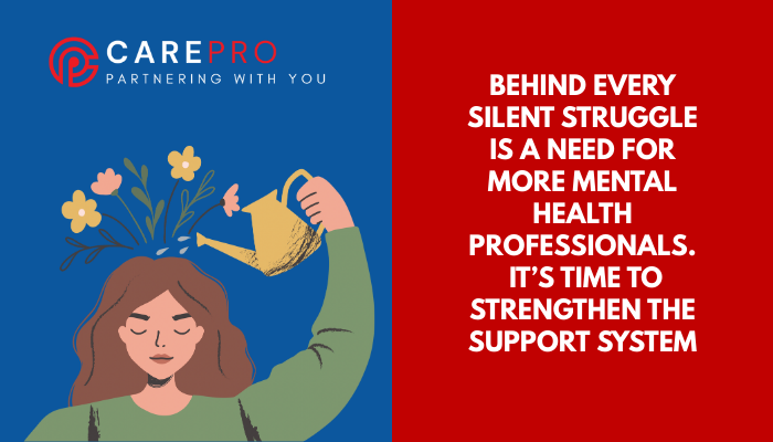 The Rising Demand for Mental Health Staff And How Carepro Meets It